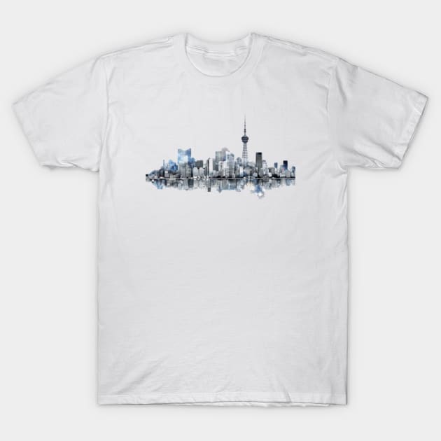 Tokyo Skyline T-Shirt by Crazy Kitsune